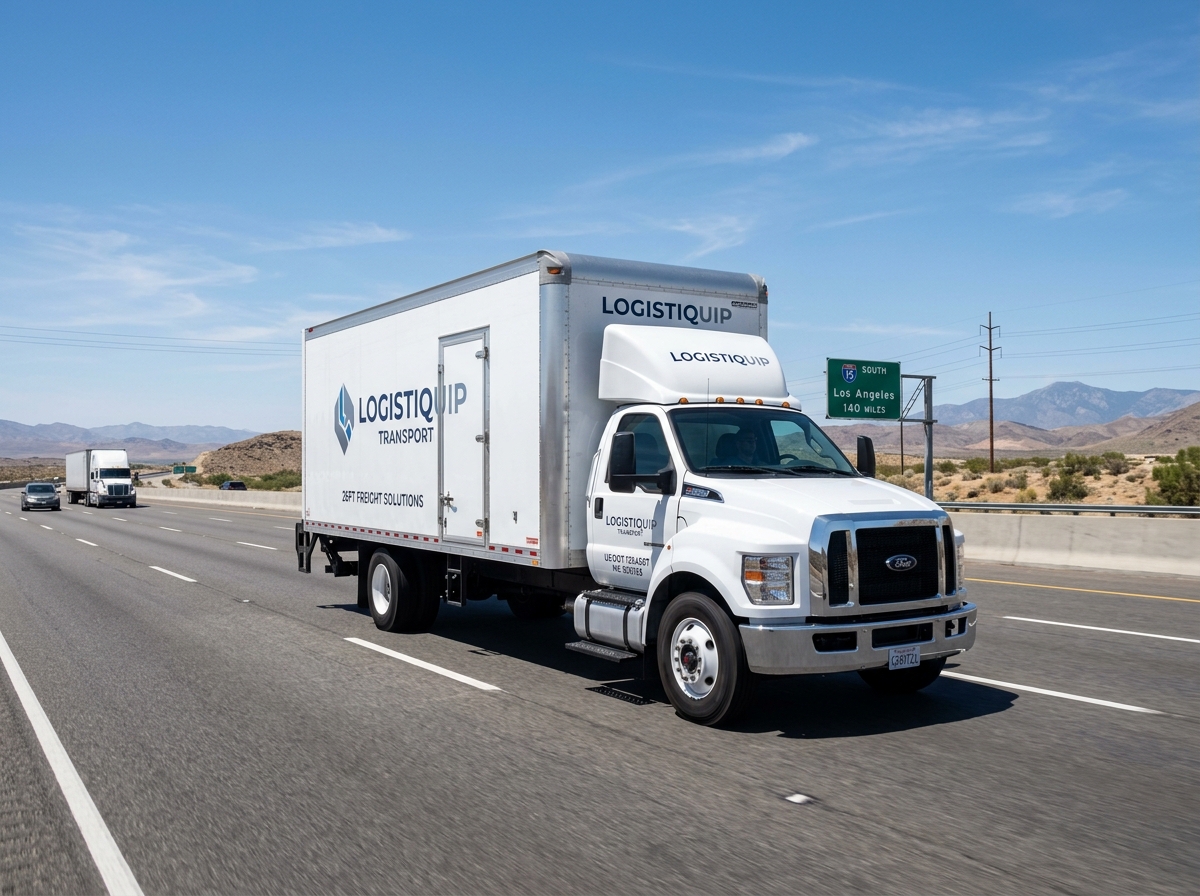 Box Trucks freight transportation vehicle