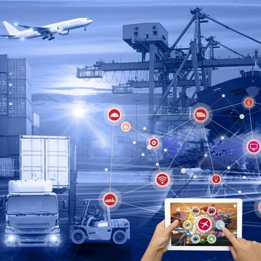 Modern logistics technology & supply chain network